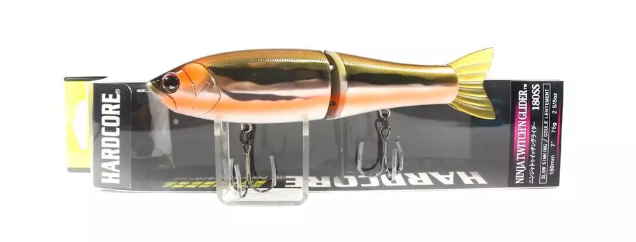 Yo Zuri Duel Ninja Twitch n Glider 180SS Медленно тонущая приманка R1202-MUG (3342)