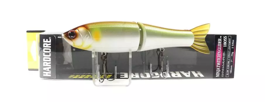 Yo Zuri Duel Ninja Twitch n Glider 180SS Медленно тонущие приманки R1202-MGSA (3373)