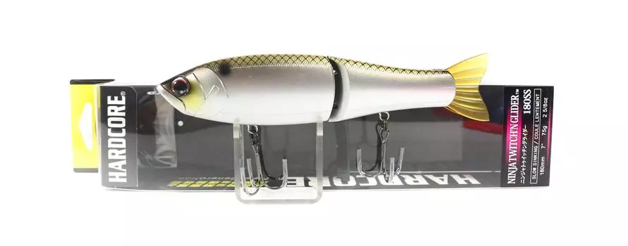 Yo Zuri Duel Ninja Twitch n Glider 180SS Медленно Тонущая Приманка R1202-GZSH (3397)