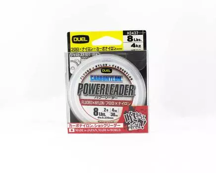 Yo Zuri Duel Powerleader Смесь фторуглеродного нейлона 30 м 8 фунтов 0,235 мм H3437 чистый