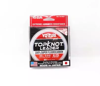 Yo Zuri Duel Topknot Лидер Флюорокарбон 30 фунтов 30 ярдов 0,47 мм R1231-NC (0692) чистый