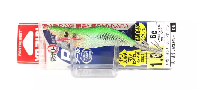 Yo Zuri Egi Aurie-Q RS Squid Jig Тонущая приманка, размер 1,8 A1605-SLMA (2070 год)