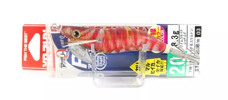 Yo Zuri Egi Aurie-Q RS Squid Jig Тонущая приманка, размер 2,0 A1606-KVRE (2179)