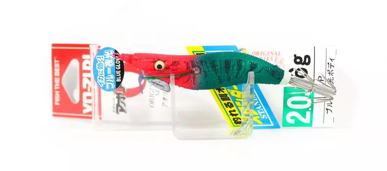 Yo Zuri Egi Aurie-Q Ткань Squid Jig Тонущая приманка Размер 2.0 A1246-BLRM (0801)
