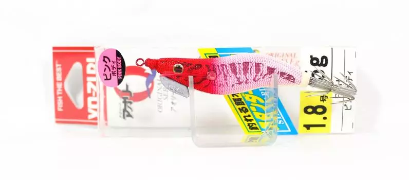 Yo Zuri Egi Aurie-Q Тканевая приманка для кальмара Тонущая приманка Размер 1,8 A1348-PRH (0771)