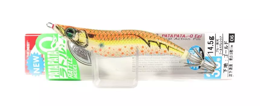 Yo Zuri Egi Pata Pata Q Rattle Squid Jig Тонущая приманка 3.0 A1724-BLGV (5302)