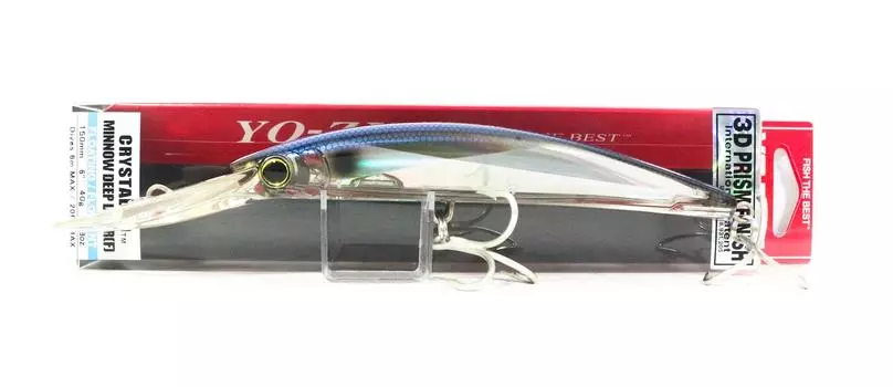 Yo Zuri Плавающая приманка 3D Crystal Minnow DD 150 мм F1154-B (6577)