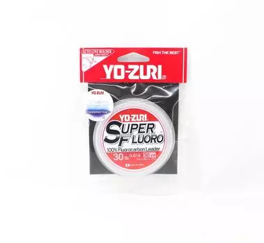 Yo Zuri Super Fluoro Фторуглеродный поводок 30 ярдов 30 фунтов 0,488 мм R1489-NC (8670) чистый