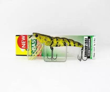 Yo Zuri Тонущая приманка Duel L Bass Shrimp 70SS F1221-GSEB (8640)