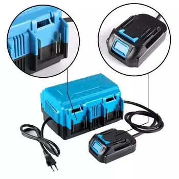 Yofidra 2 в 1 аккумуляторный рюкзак портативный источник питания и зарядное устройство. 4 порта зарядки, 4X ВРЕМЯ РАБОТЫ, подходит для аккумулятора 18-20 В