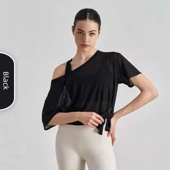Yoga Blouse Women s Spring New Arrival Breathable Split Slimming Sports Fitness Top Loose-Fitting Lightweight Thin Yoga Clothes Long Sleeves