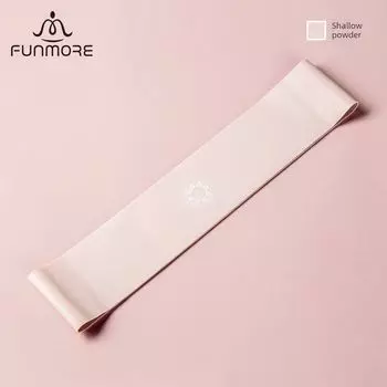Yoga Elastic Belt Open Shoulder Back Exercise Fitness Female Tension Band Training Stretch Resistance Band Male Hip Elastic Force Circle Light powder (tension ring) 30 lb