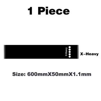Yoga Elastic Ring Resistance Band Fitness Training Hip Tension Device Thin Thigh Squat Dance Stretch Band Open Shoulder Black 600mm * 50mm * 1.1mm