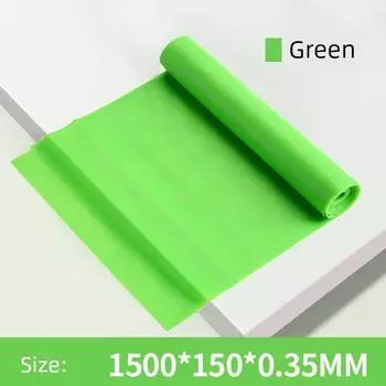Yoga Fitness Resistance Band Leg Shaping Tension Band Strain Relief Bushing Hip Training Resistance Band Strength Training Equipment Green