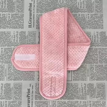 Yoga Makeup Adjustable Shower Facial Wrap Tiara Coral Fleece Headband Face Wash Hairband Turban