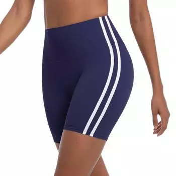 Yoga Pants Tight Riding Pants Hip Lift Hot Pants Color Contrast Breathable Fitness Shorts Quick Drying Sports Shorts S