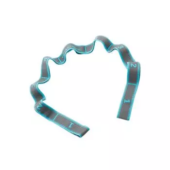 Yoga Pull Strap Fitness Stretching Band Resistance Loop Blue 9 Loops Comfortable and Long-lasting