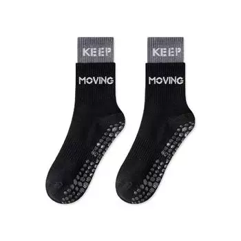 Yoga Socks Women s Professional Non-Slip Tube Pilates Sports Socks Summer Indoor Fitness with Shark Pants Stockings Black Gray