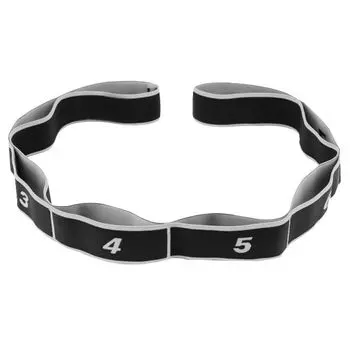 Yoga Stretch Tension Band Latin Digital Stretch Belt Children s Dance Dedicated Training Resistance Band Fitness Stretch Strap Gray (8 cells)