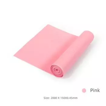 Yoga Tension Sheet Elastic Band Open Shoulder Hip Shoulder Stretch Sports Men and Women Workout Strength Training Resistance Band 2 M pink (35 lbs)