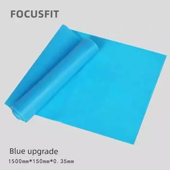 Yoga Tension Strap Elastic Band Men and Women Fitness Hip Open Shoulder Practice Back Stretch Strap Stretch Band Rubber Band Resistance Band 1.5 m blue