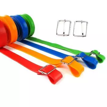 Yoga Tension Strap High School Entrance Examination Men s and Women s Strength Training Resistance Ring Sports Stretch Band Open Back Elastic Band Blue 2 meters 1 with 2 buckles