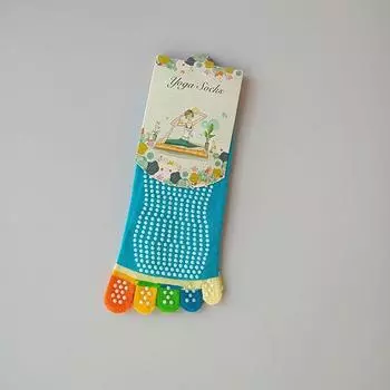 Yoga Women s Low Cut Sweat-Absorbent Running Basketball Short Socks Blue (Color five fingers)