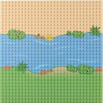 Yogo LEGO LEGO Point Play версия 25,5 x 25,5 см, прямая линия со стороны реки