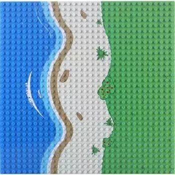 Yogo LEGO LEGO Point Playboard 25,5см x 25,5см, пляжная прямая линия