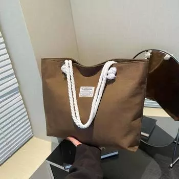 Yogodlns Досуг замшевая сумка-тоут женская большая вместительная сумка через плечо модные винтажные однотонные сумки сумка-шоппер 36x9x31.5cm чёрный