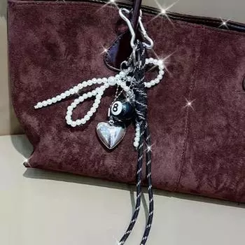 Yogodlns Креативная ручная работа веревка теннис уникальный плетеный канат бильярд сумка аксессуары сумка кулон bow разноцветный