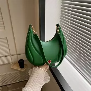 Yogodlns мода ярких цветов нишевый дизайн французский тренд пригородная дата ручная сумка на плечо полумесяц скороговорка женская сумка новинка подарки