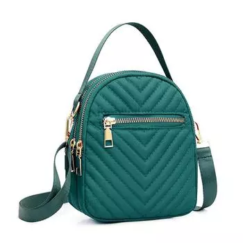 Yogodlns модная 3-слойная женская маленькая сумка Высокое качество водонепроницаемая нейлоновая женская сумка через плечо милая мини-сумка для девочек