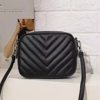 Yogodlns модные маленькие квадратные сумки с вышивкой нитью для женщин, повседневная сумка через плечо для покупок, повседневная сумка и кошелек 18x6x14cm светло-синий