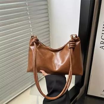 Yogodlns Новая модная женская сумка высокого класса из мягкой кожи с текстурой на одно плечо женская сумка через плечо с геометрическим узором на широкое плечо 29x9x19cm зелёный