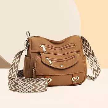 Yogodlns Новая простая нейлоновая водонепроницаемая легкая и вместительная сумка-мессенджер через плечо для отдыха и для женщин среднего возраста