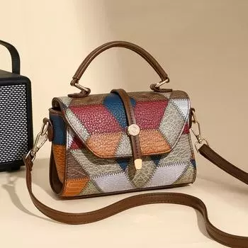 Yogodlns Новая сумка из искусственной кожи, роскошная женская сумка, квадратная, разноцветная, кроссбоди, высококачественные, эстетичные сумки через плечо для женщин