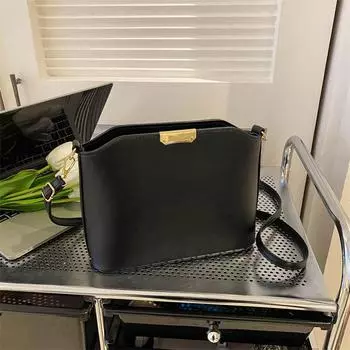 Yogodlns Новые женские сумки-мессенджеры цвета конфет, повседневные сумки через плечо в виде ракушки, модные сумки, женская сумка для вечеринок 25x9.5x18.5cm чёрный