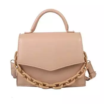 Yogodlns Роскошная сумка через плечо с цепочками, женская однотонная сумка на плечо, маленькая квадратная сумка-мессенджер, сумка-мессенджер Falp, кошелек для покупок