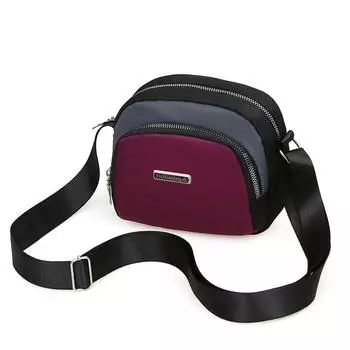 Yogodlns, женская маленькая повседневная нейлоновая сумка, женская тканевая повседневная легкая мягкая сумка через плечо на молнии, женская сумка-мессенджер в форме ракушки