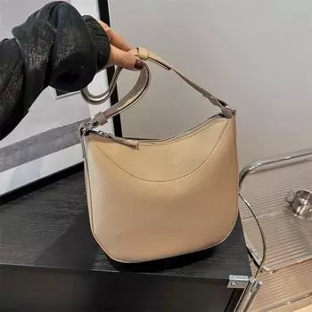 Yogodlns Женская ретро сумка через плечо из искусственной кожи универсальная сумка-саквояж большая вместимость повседневная женская сумка через плечо 25x9x23cm чёрный