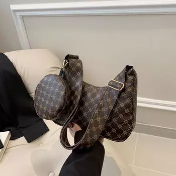 Yogodlns женская роскошная сумка подмышки полумесяц регулируемый ремень сумка-хобо модный дизайн из искусственной кожи сумки через плечо