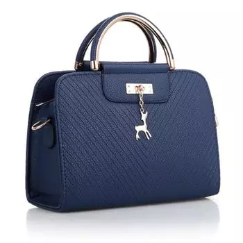 Женская сумка с металлическими ручками 20cm*11cm*26cm красный