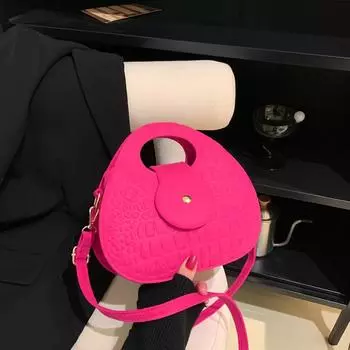 Yogodlns женские легкие сумки на плечо фетровая сумка подмышками маленькое седло дизайн ремешок модная винтажная женская повседневная сумка через плечо