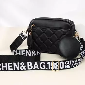 Yogodlns Женские модные сумки из искусственной кожи с вышивкой, женские квадратные сумки, брендовые дизайнерские сумки на молнии, женские сумки через плечо 20x8x15cm бежевый