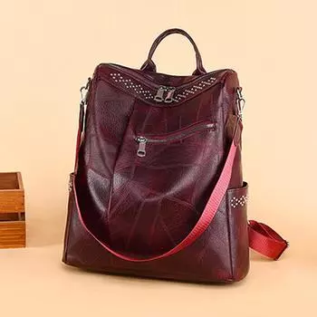 Yogodlns женский рюкзак винтажный дизайнерский высокое качество сумки на плечо из искусственной кожи модная женская школьная сумка большой вместительный рюкзак