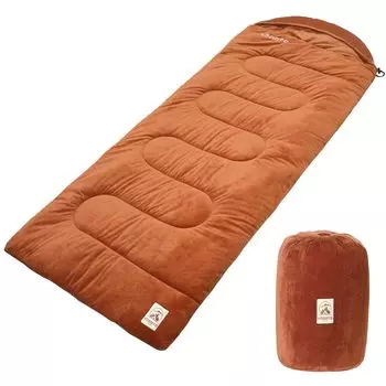 YOGOTO Winter Sleeping Bag Coral Fleece Sleeping Bag Warm Soft Connectable Envelope Type Fluffy Blanket Sleeping Bag Comfortable to the touch Camping