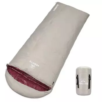 YOGOTO Winter Sleeping Luxury Down Graphene Cotton Envelope 400T Water Repellent Connectable for 2 Sleeping For Sleeping in the Mountain Disaster