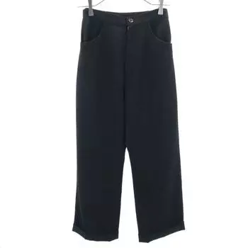 Yohji Yamamoto Made in Japan wool Slacks pants 2 black Women Used