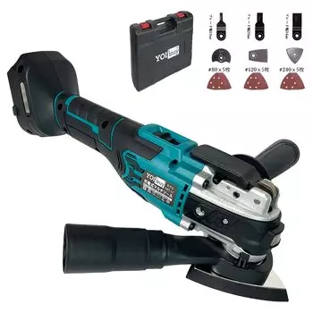 YOIbuy Бесщеточный двигатель Перезаряжаемый 18 В Беспроводной пылеуловитель с кейсом Электроинструмент Бесступенчатая регулировка скорости Диаметр со светодиодным индикатором